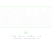 Tablet Screenshot of oneperformanceuk.com